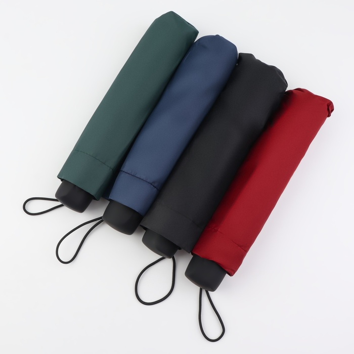 Зонт механический «Однотонный», ветроустойчивый, 4 сложения, 8 спиц, R = 48 см, цвет МИКС Зонт механический «Однотонный», ветроустойчивый, 4 сложения, 8 спиц, R = 48 см, цвет МИКС