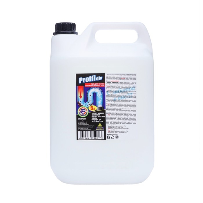 Гель  Гель "Proffidiv" для чистки канализационных труб, 5 л
