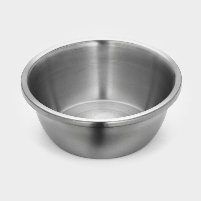 Миска из нержавеющей стали «Проф», 3 л, 24×9,5 см, матовая, толщина стали 0,6 мм
