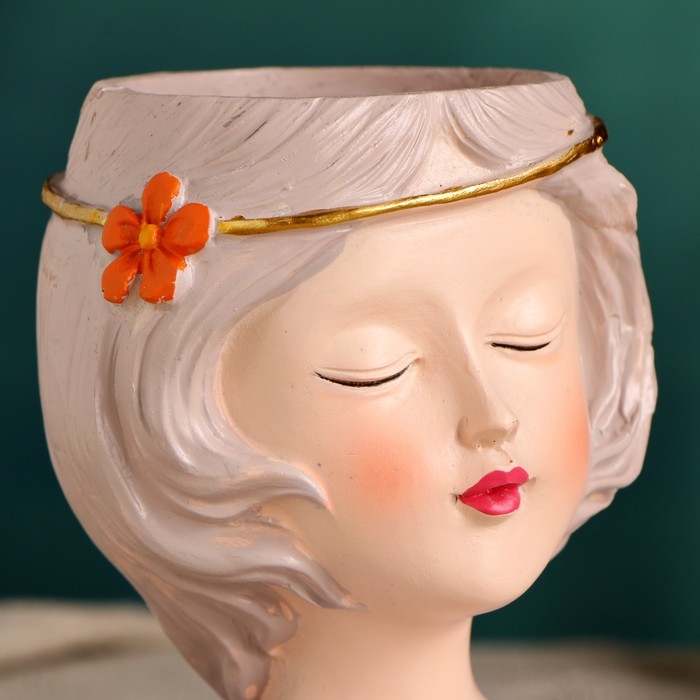 Кашпо  Кашпо "Мечтательница" сиреневое, 8х9х12см, 0,25л, d-5,5 см