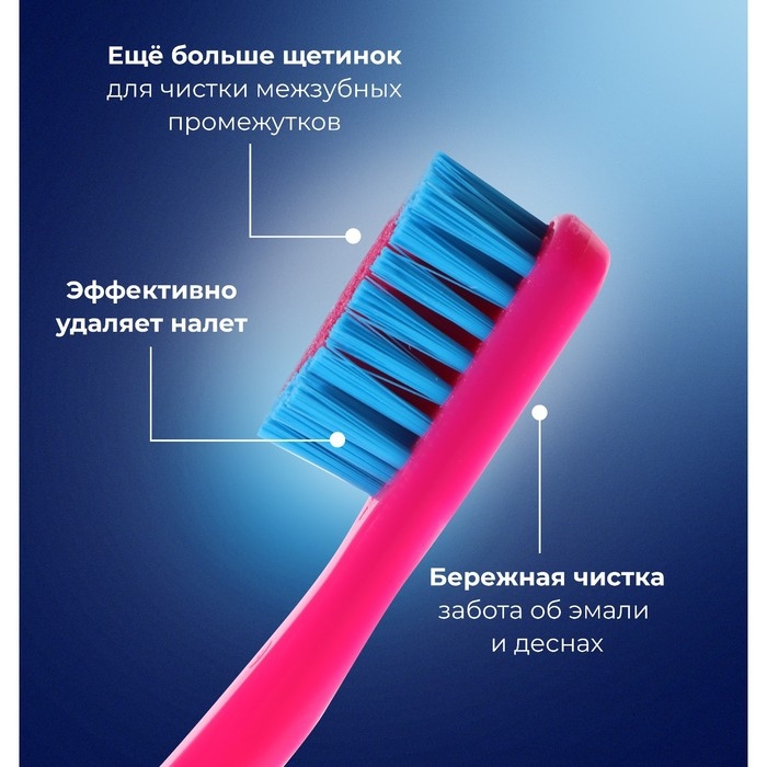 Зубная щётка D.I.E.S. Vogue Style средней жёсткости, 1+1 шт. Зубная щётка D.I.E.S. Vogue Style средней жёсткости, 1+1 шт.