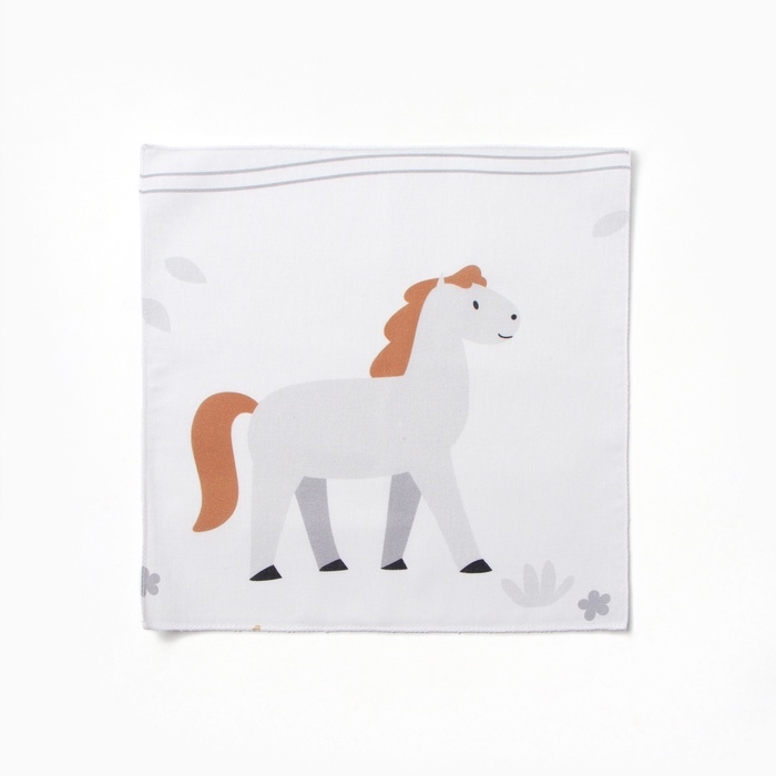 Набор платочков Крошка Я Funny Zoo 30*30 см-5 шт, бязь, 100 % хлопок Набор платочков Крошка Я Funny Zoo 30*30 см-5 шт, бязь, 100 % хлопок