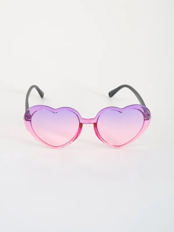 Карнавальные очки "Сердце" градиент, цвета МИКС