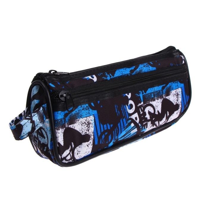 Пенал школьный на молнии Calligrata Пенал школьный на молнии Calligrata "Спорт", 2 отделения, МИКС