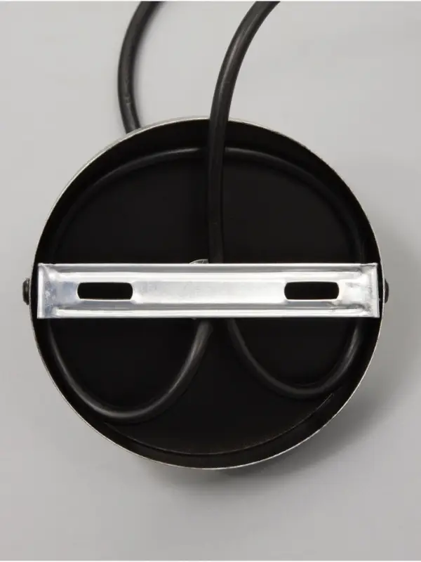 Светильник подвесной BayerLux William, 1&times;40 Вт, Е27, чёрно-серебристый, 40&times;40&times;35-100 см