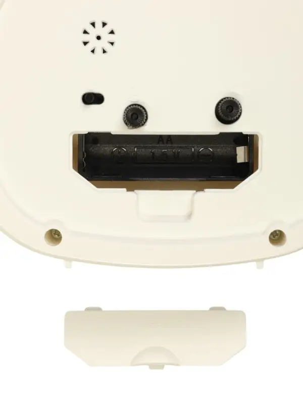 Будильник-часы настольные &laquo;Классика&raquo;, 12.5&times;10.5 см, от батарейки АА, белый