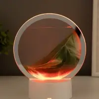 Светильник настольный СТАРТ Sands, LED, 10 Вт, USB, 16&times;16&times;20 см, 3хAA, зелёный