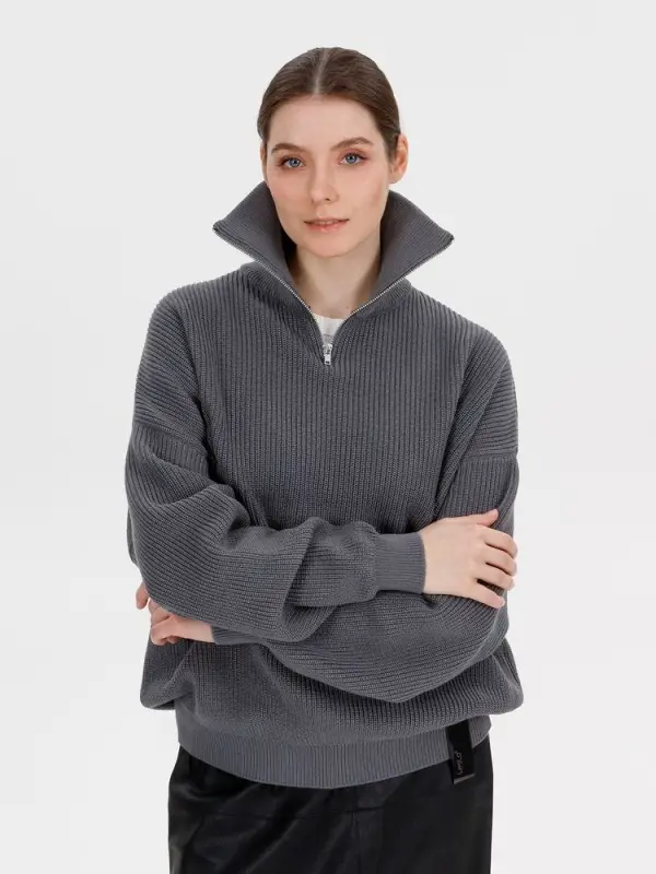 Джемпер Siluetti Birne, серый, размер S/M Джемпер Siluetti Birne, серый, размер S/M