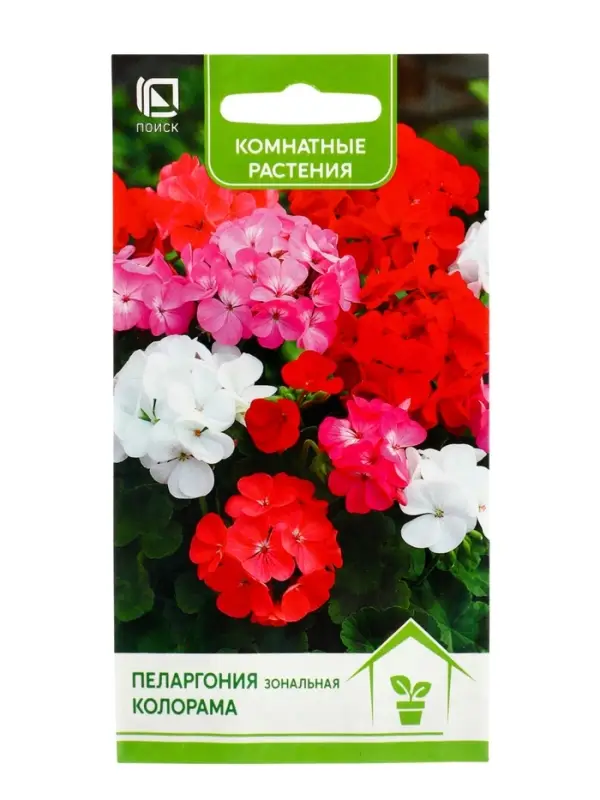 Семена цветов Пеларгония зональная "Колорама" 0,05 г