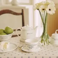 Чайный сервиз SL Home &laquo;Милый дом&raquo;, 4 предмета: 2 чашки 275 мл, 2 блюдца d=15.5 см, фарфор, белый