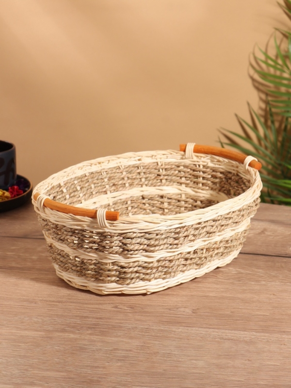 Корзина плетеная 32x25x11 см, ротанг