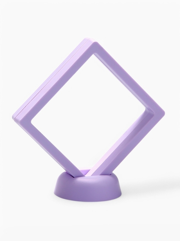 Подставка для украшений «Ромб», 13*12,5*5 см, цвет сиреневый Подставка для украшений «Ромб», 13*12,5*5 см, цвет сиреневый