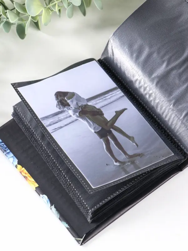 Фотоальбом "Вдохновение"  100ф 10X15см, ПП карм., черные страницы, черные страницы