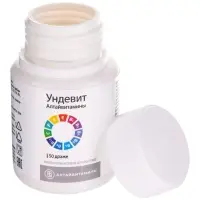 Ундевит &laquo;Алтайвитамины&raquo;, комплекс витаминов А, В, Е, С и Р, 50 драже по 1 г