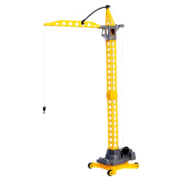 Башенный кран «Агат», на колёсиках, большой Башенный кран «Агат», на колёсиках, большой