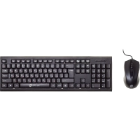 Клавиатура + мышь Oklick 620M клав:черный мышь:черный USB