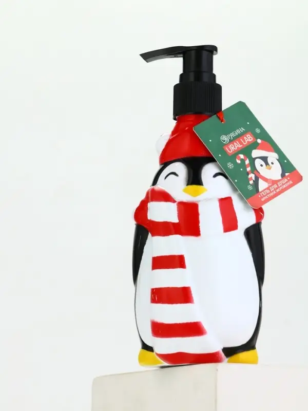 Гель для душа новогодний, 300 мл, фруктовое мороженое, Ural Lab Гель для душа новогодний, 300 мл, фруктовое мороженое, Ural Lab