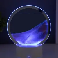 Светильник настольный СТАРТ Sands, LED, 10 Вт, USB, 16&times;16&times;20 см, 3хAA, оранжевый