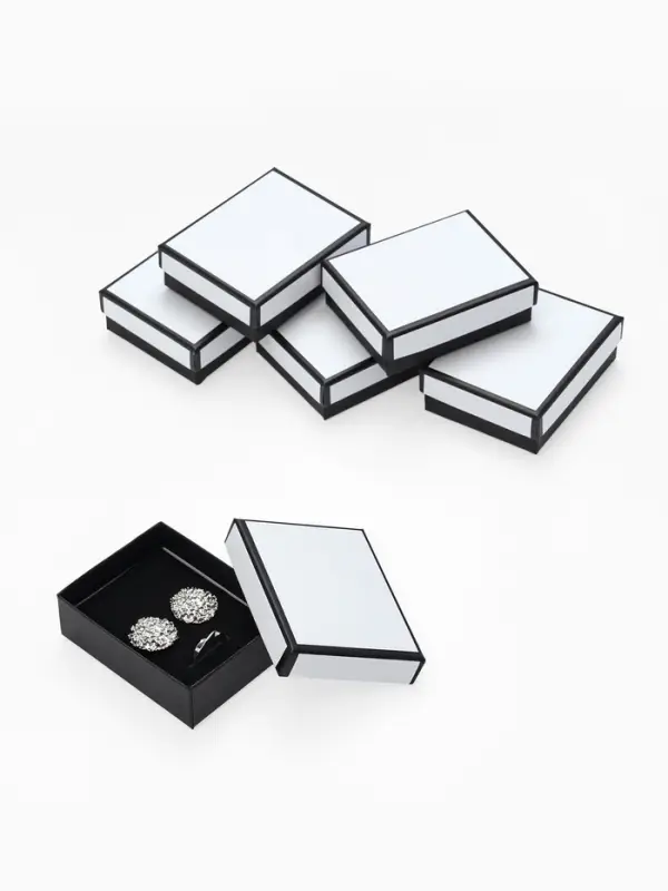 Набор коробочек подарочных 6 шт. под набор &laquo;Стиль&raquo;, 7&times;9 см, цвет чёрно-белый (10901368)
