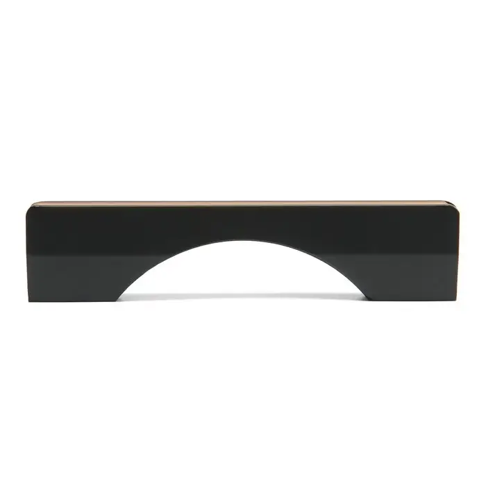 Ручка-скоба CAPPIO RSC032, м/о 96 мм, цвет черный/золото, 4 шт.