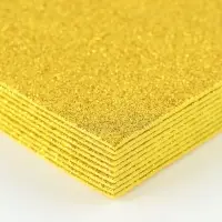 Фоамиран глиттерный Magic 4 Hobby 2 мм, золото, 20&times;30 см