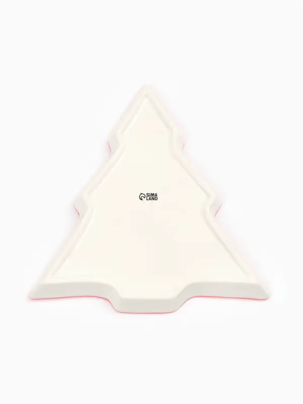 Блюдо екрамическое «Уютной зимы», 23×22×2 см, ручная работа Блюдо екрамическое «Уютной зимы», 23×22×2 см, ручная работа