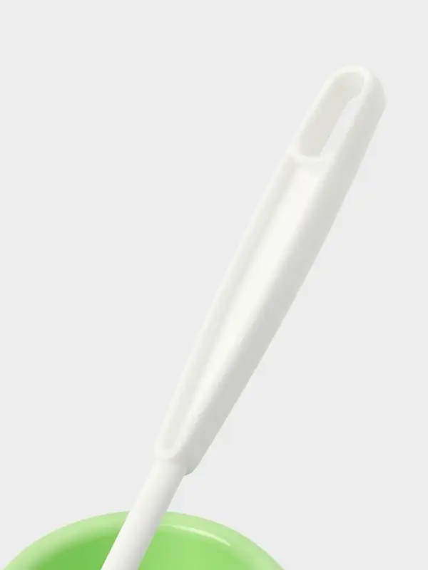 Ёршик для унитаза Aqua, 13&times;13&times;36 см, с подставкой, салатовый