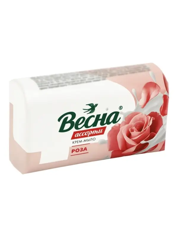 Крем-мыло &laquo;Весна&raquo;, с ароматом розы, 90 г