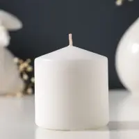 Свеча - цилиндр 6&times;6.5 см, белый