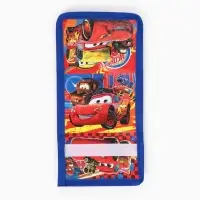 Кошелек детский на липучке &laquo;Тачки&raquo; синий 9&times;9&times;1