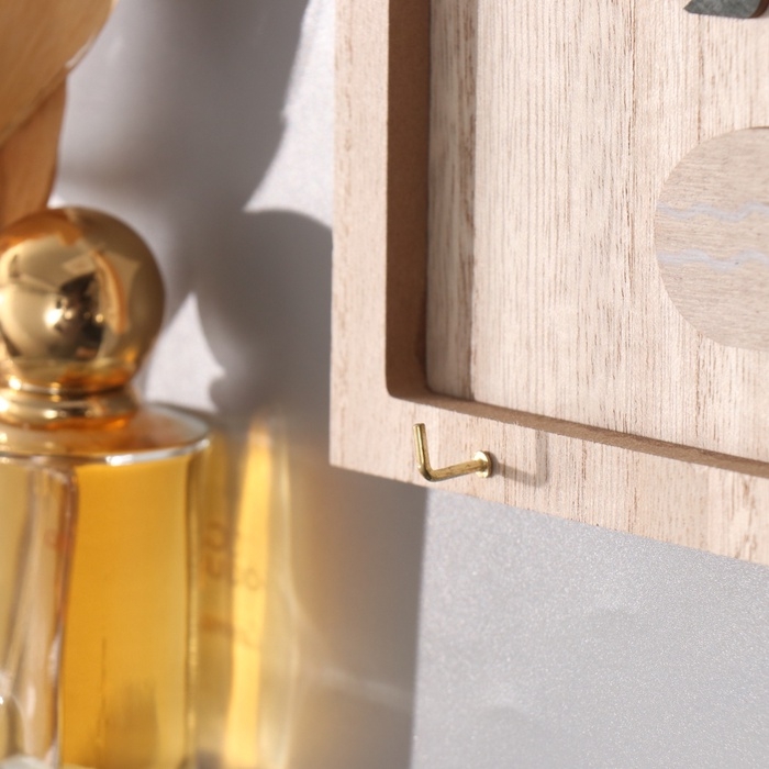 Крючки декоративные дерево Крючки декоративные дерево "Ветки монстеры в вазе" 2,5х19,5х19,5 см