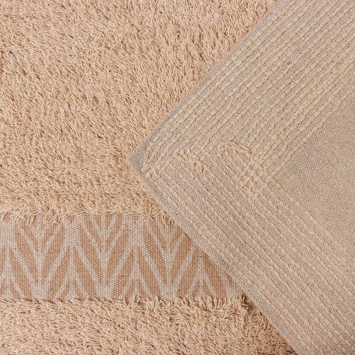 Коврик для дома Доляна «Листья», 50×80 см, цвет бежевый Коврик для дома Доляна «Листья», 50×80 см, цвет бежевый