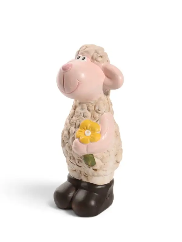 Фигурка &laquo;Барашек с цветком&raquo; 5.7&times;5.3&times;12.7 см, МИКС