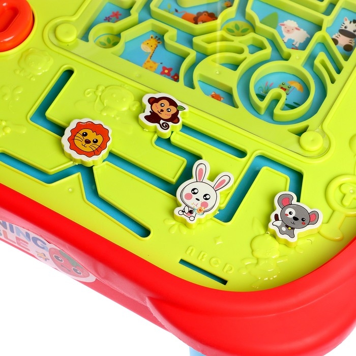 Развивающий столик «Играй и учись», цвет красный Развивающий столик «Играй и учись», цвет красный