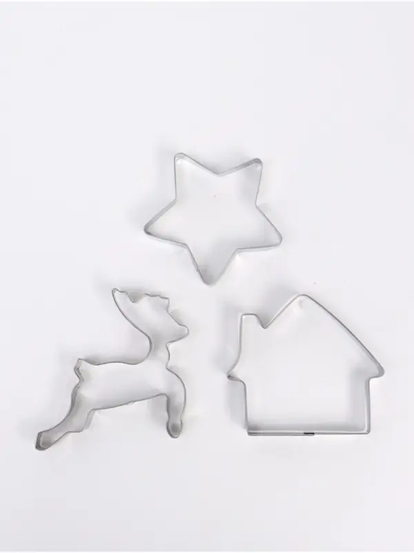 Формы для вырезания печенья &laquo;Новогодние сладости&raquo;, набор 10 шт., нержавеющая сталь