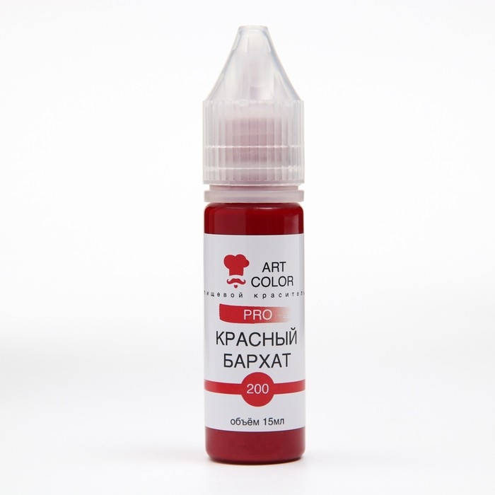 Гелевый краситель Art Color, красный бархат, 15 мл Гелевый краситель Art Color, красный бархат, 15 мл