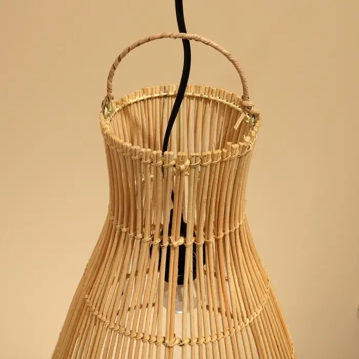 Светильник потолочный из ротанга Светильник потолочный из ротанга "Ади" 1х120Вт, Е27, 30х30х35 см