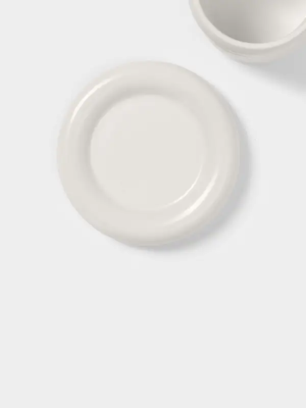 Чайная пара Доляна &laquo;Зефир&raquo;, 350 мл, керамика, белая