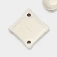 Чайная пара &laquo;Зефирка&raquo;, 3 предмета: чашка 250 мл, блюдце d=13.7 см, ложка, керамика, бежевая