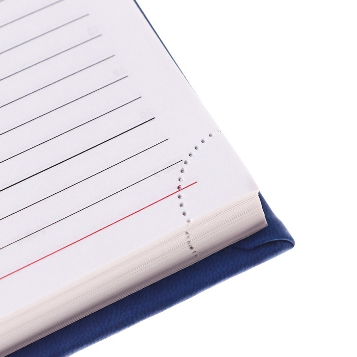 Ежедневник недатированный А5, 160 листов "Вивелла", обложка искусственная кожа, синий