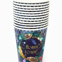 Набор бумажной посуды 12 персон "С Новым годом" праздничный венок , Набор бумажной посуды 12 персон "С Новым годом" праздничный венок ,