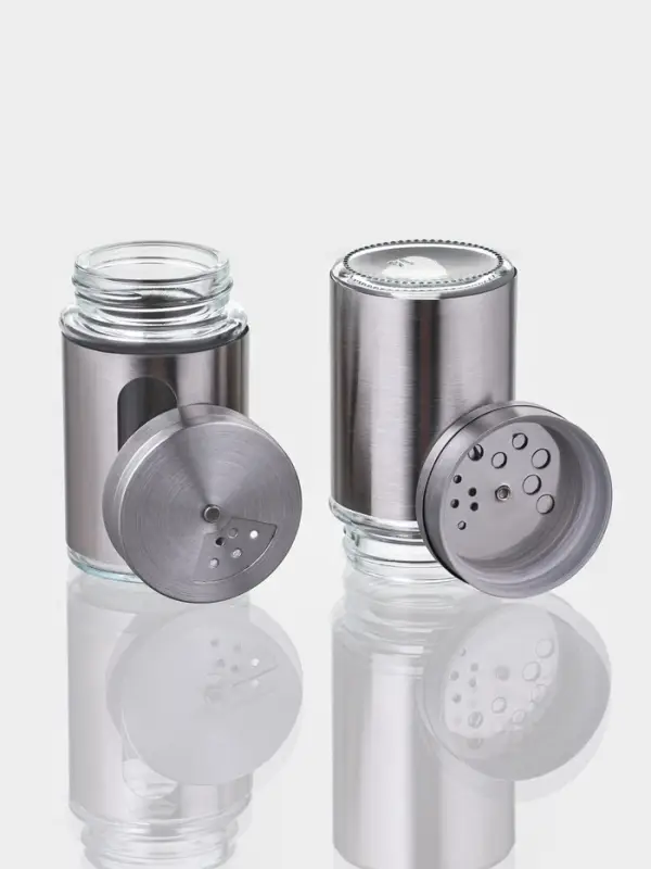 Набор для специй Набор для специй "Стиль" 2 шт, на подставке, 130 мл