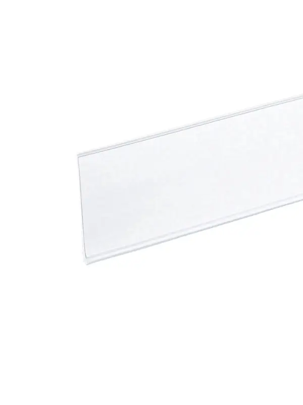 Ценникодержатель полочный самоклеящийся, DBR=39, 1000 мм, белый