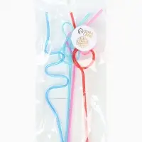 Трубочки для коктейля &laquo;Завитушка&raquo;, набор 4 шт., МИКС