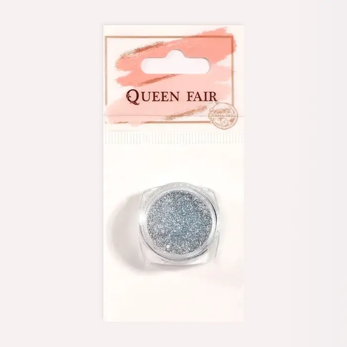 Блёстки для декора ногтей, мелкие, цвет серебристый голографический Блёстки для декора ногтей, мелкие, цвет серебристый голографический