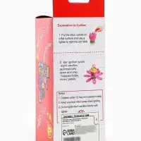 Свеча для торта музыкальная &laquo;Тюльпан&raquo;, крутящаяся, синяя, 14.5&times;6 см