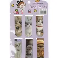 Набор магнитных закладок для книг Calligrata &laquo;Котята&raquo;, 6 штук, МИКС