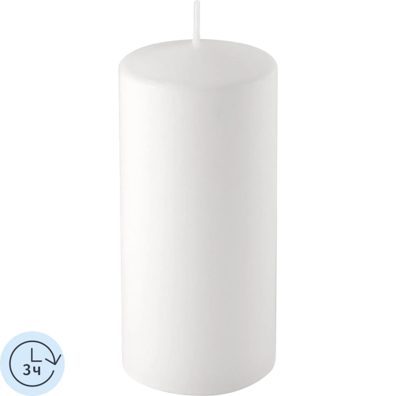 Свеча столб 50x100 белая, 300374