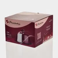 Блюдо Paşabah&ccedil;e Patisserie, d=26.4 см, h=15.5 см, с крышкой, стекло, прозрачное