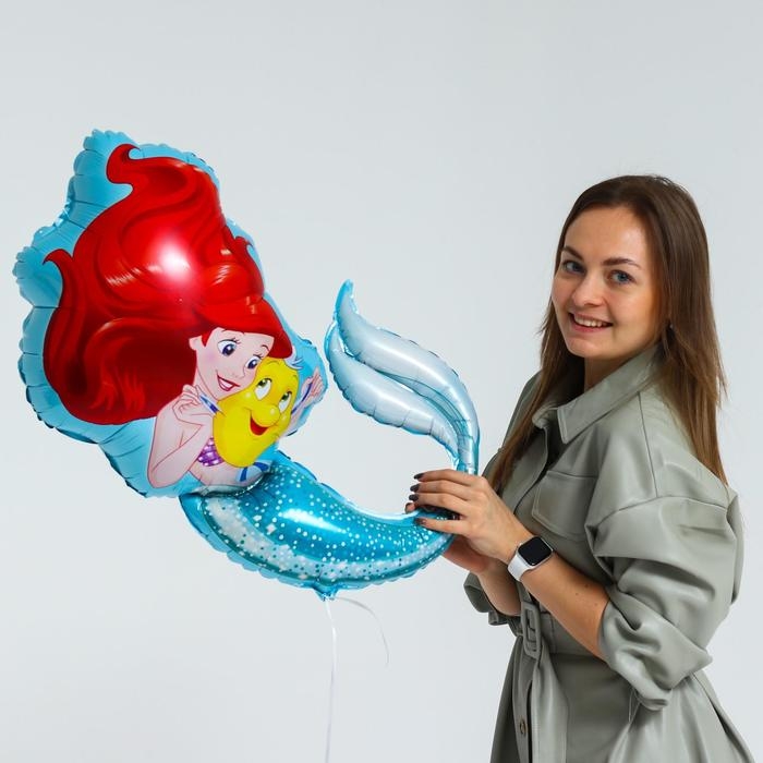 Шар воздушный Шар воздушный "Ариэль", 16 дюйм, фольгированный, Принцессы